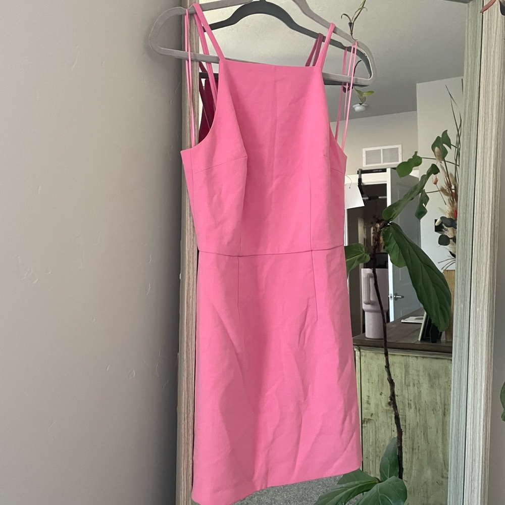 French Connection Pink Spaghetti Strap Sheath Dress